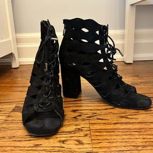 Guess Black Suede Heels